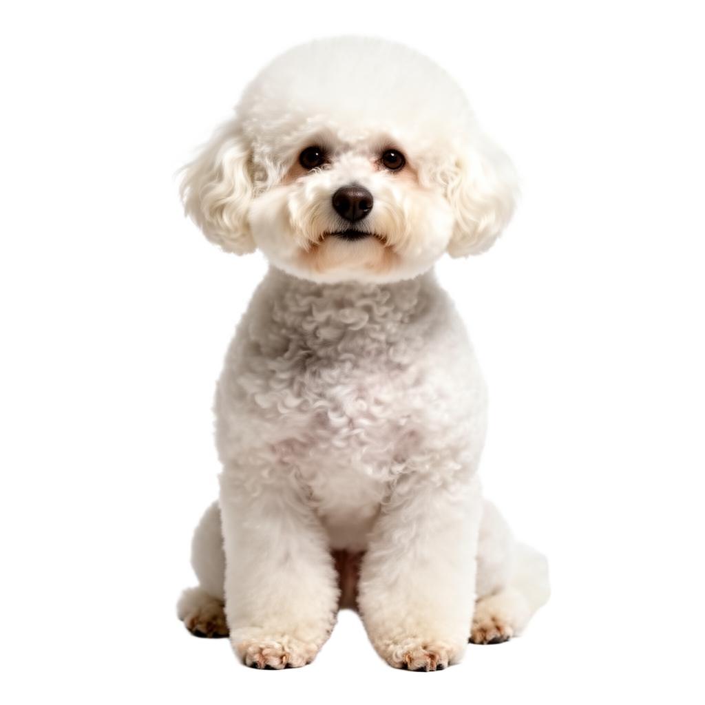 Freshly groomed bichon